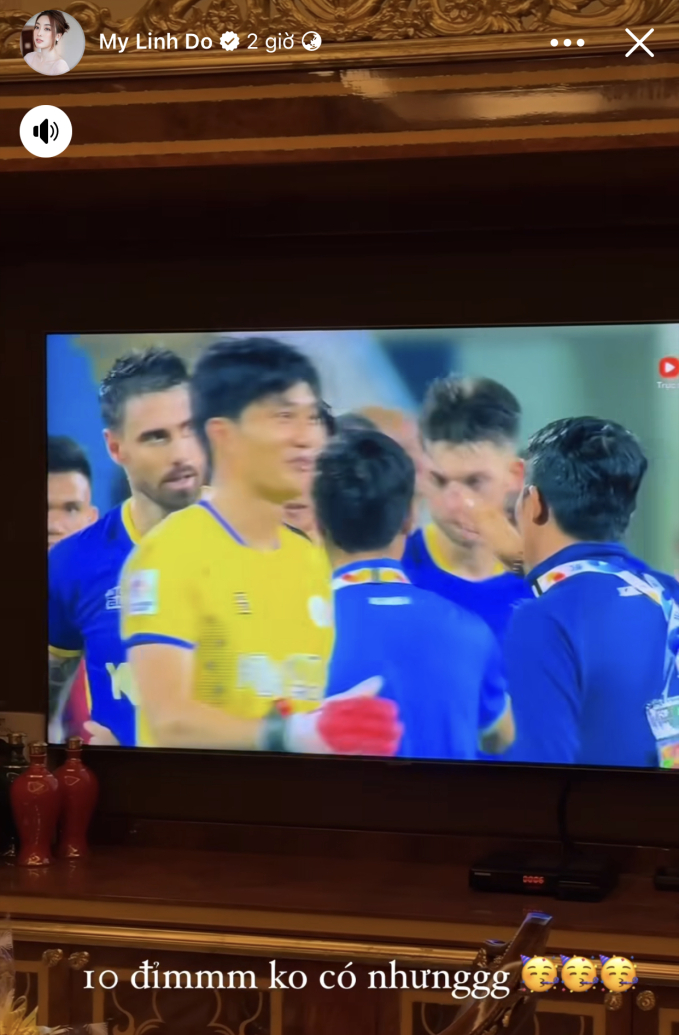 Đội bóng của chồng thắng tưng bừng, hoa hậu Đỗ Mỹ Linh khen: 10 điểm không có nhưng-1