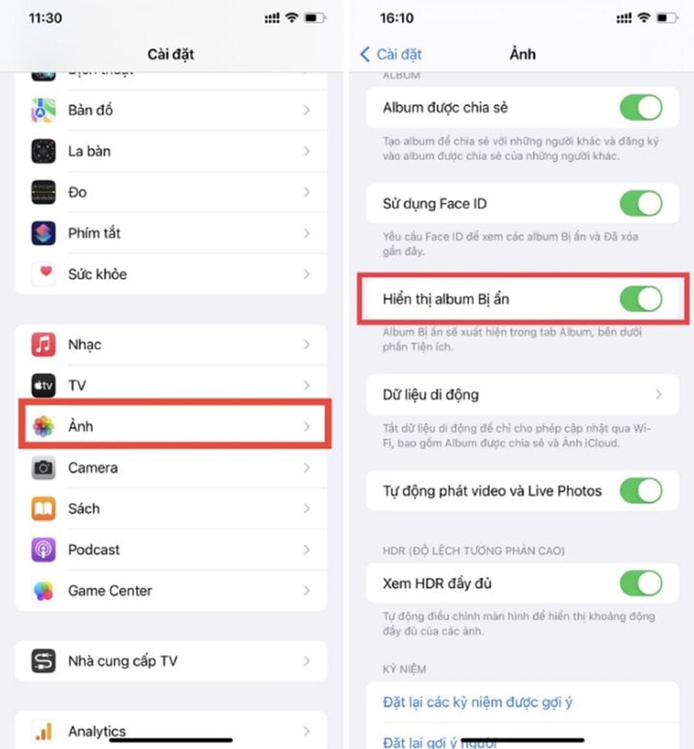 Cách giấu ảnh riêng tư trên iPhone-5