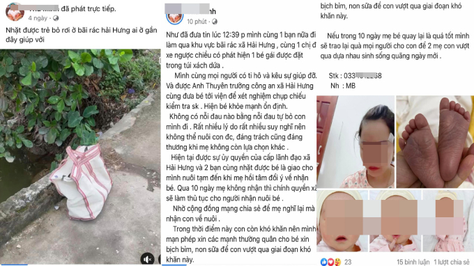 Từ những bất thường trong vụ trẻ sơ sinh bị bỏ rơi, phát hiện nghi vấn dàn dựng để kêu gọi từ thiện?-2