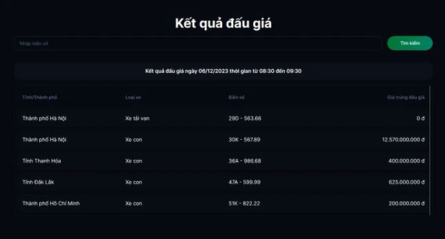 Biển số siêu đẹp 30K-567.89 được trả giá hơn 12,5 tỷ đồng-2