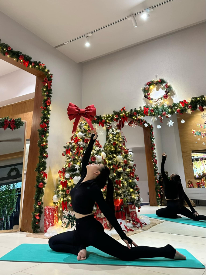 Vợ Hồ Tấn Tài khoe vóc dáng thon gọn sau sinh thì ra là tập môn thể thao này-2