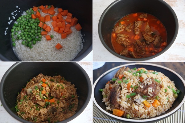 3 món cơm 3 trong 1” nấu bằng nồi cơm điện, dễ chế biến cho bữa tối mùa đông bận rộn-3