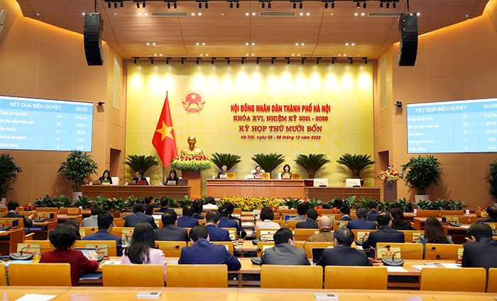 HĐND Thành phố thông qua 4 nghị quyết thuộc nhóm lĩnh vực tài chính, ngân sách-1