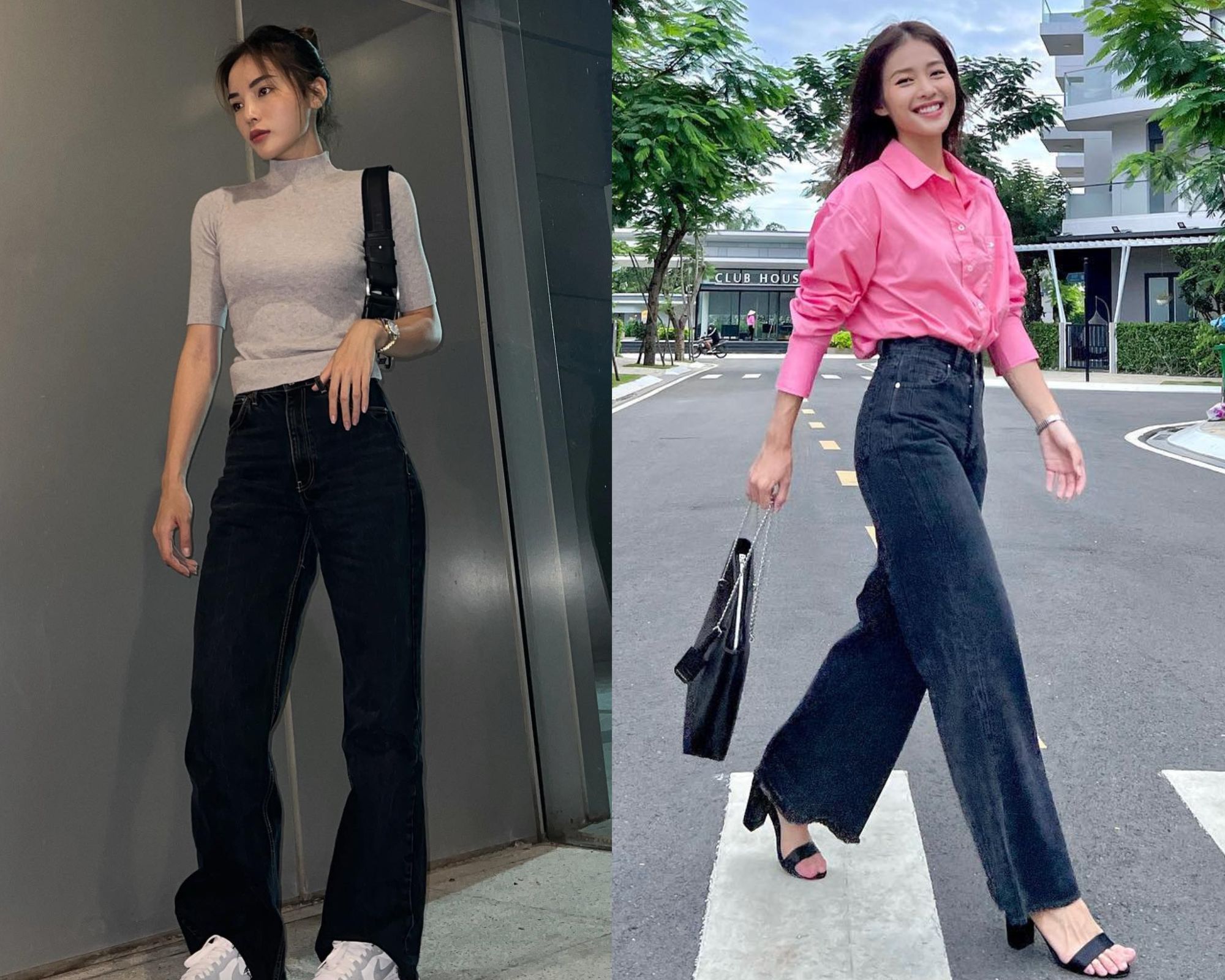 4 kiểu quần jeans không bao giờ lỗi mốt trong tủ đồ của sao Việt-2