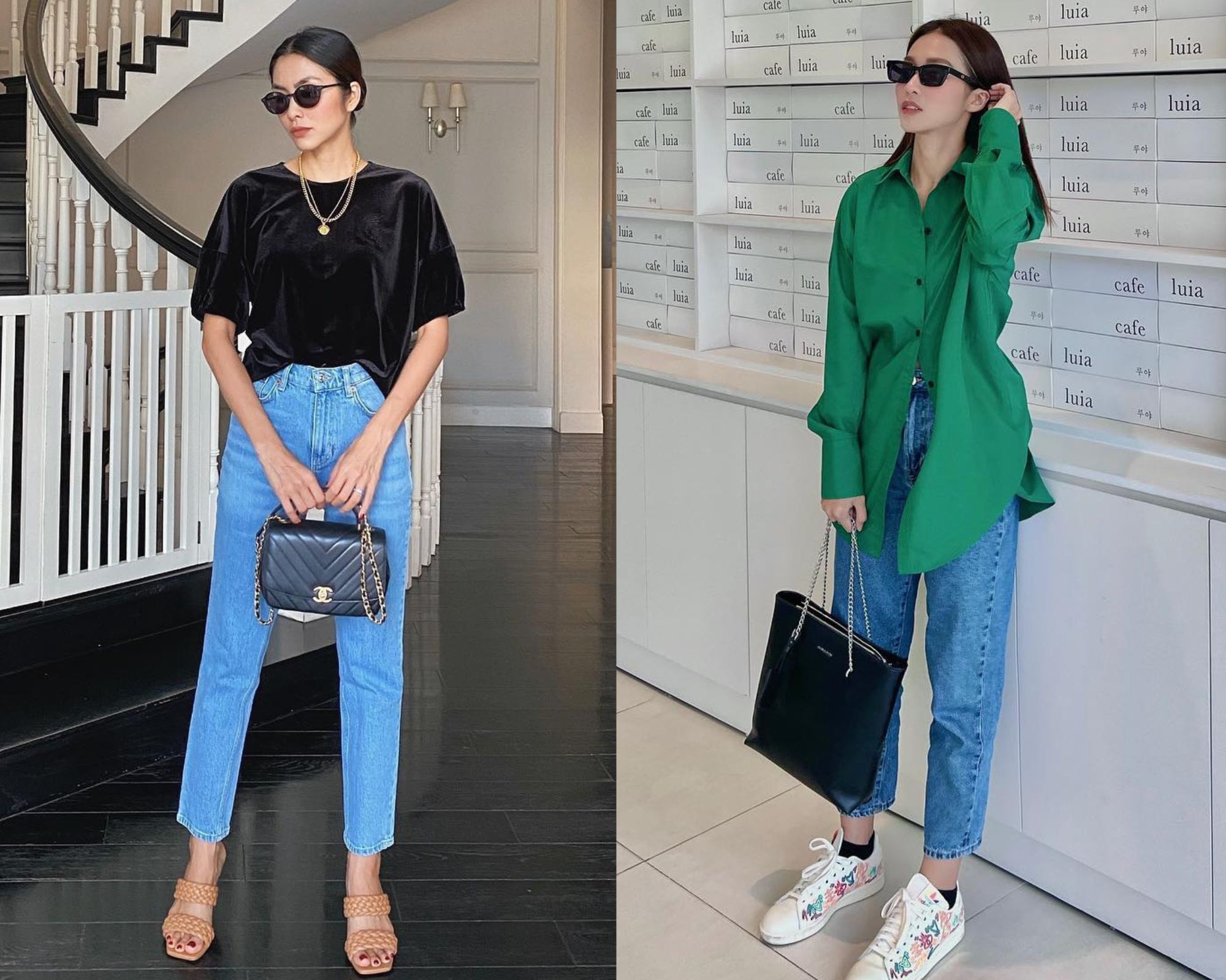 4 kiểu quần jeans không bao giờ lỗi mốt trong tủ đồ của sao Việt-4