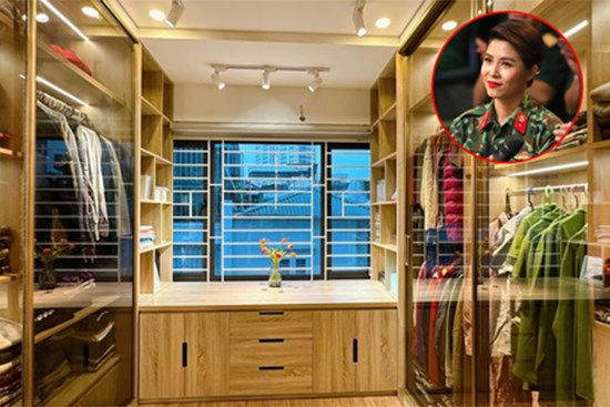 Từ phòng thay đồ lộn xộn thành không gian sáng bừng như trong store, MC Hoàng Linh khoe không gian sống viên mãn