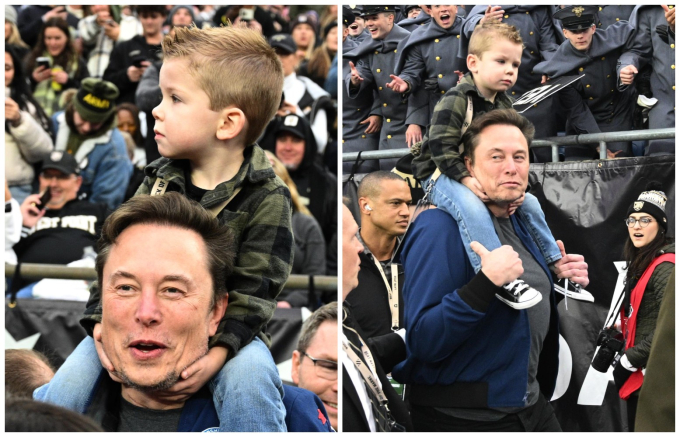 Con trai có tên độc nhất của Elon Musk hiếm hoi lộ diện, gây sốt với khoảnh khắc bên cạnh người cha giàu nhất thế giới-1
