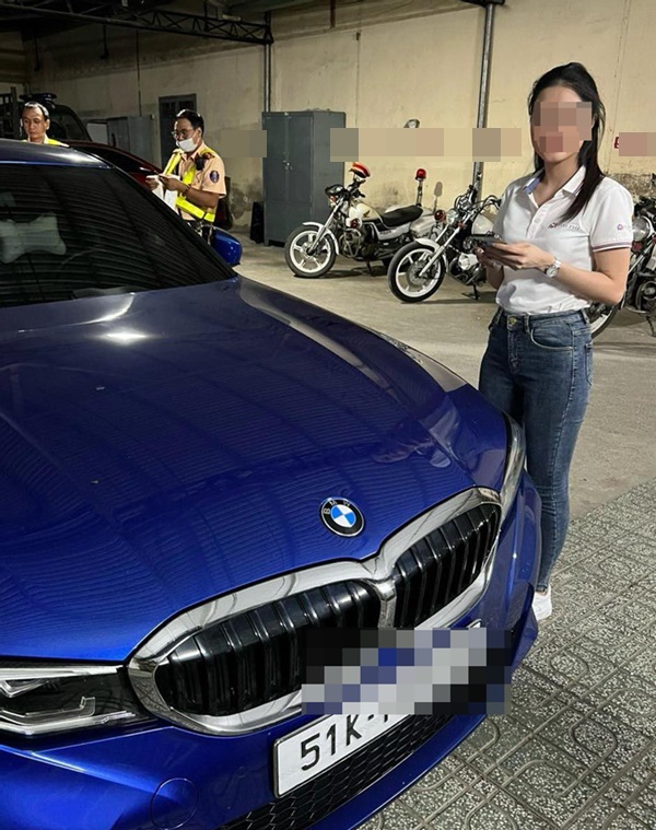 Cô gái lái ô tô BMW 140km/h bị tước bằng lái xe 3 tháng, phạt 11 triệu-2