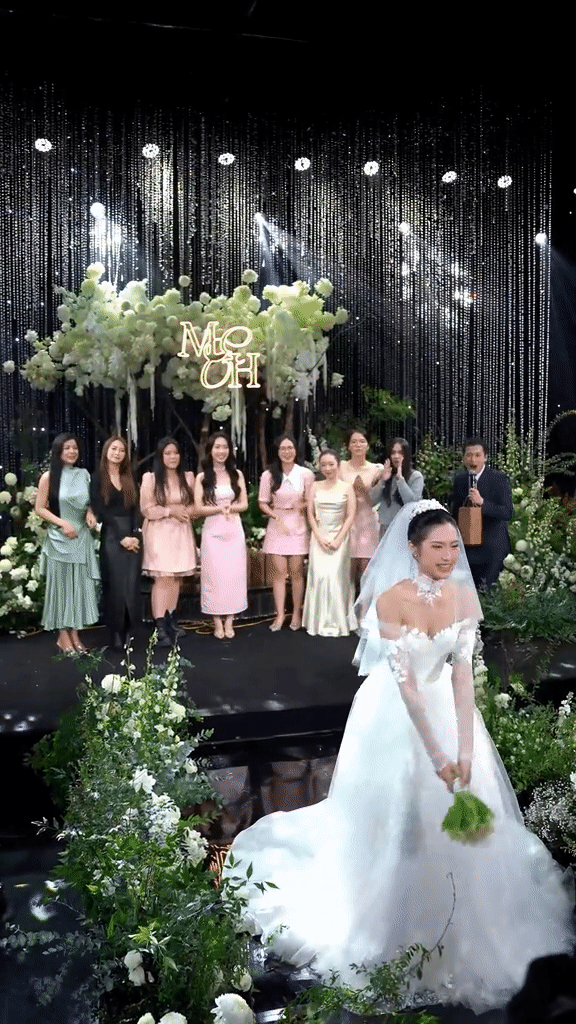 Lộ diện cặp đôi may mắn nhất đám cưới Doãn Hải My: Bắt hoa cưới thành công, hoá ra chuyện tình đã đơm hoa kết trái-1