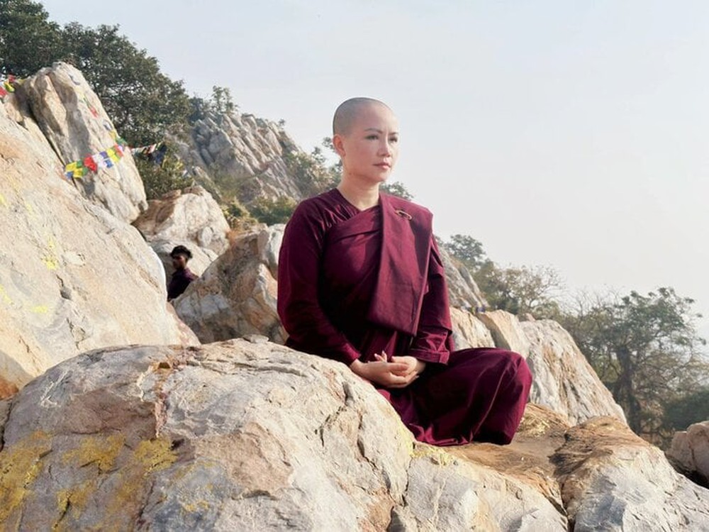 Xuống tóc xuất gia, cô Xuyến Về nhà đi con: Tôi đang rất hạnh phúc-3