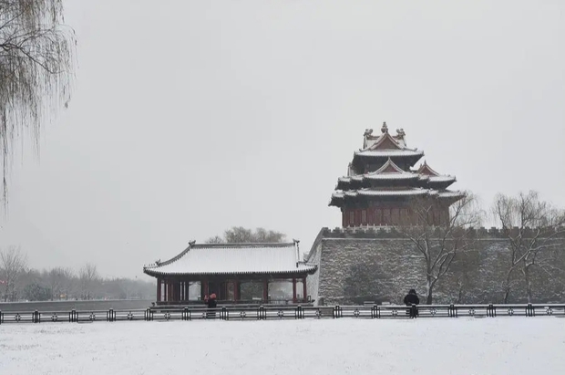 Trung Quốc: Tuyết đầu mùa bao phủ tạo nên cảnh tượng đẹp đến nao lòng tại Tử Cấm Thành-9