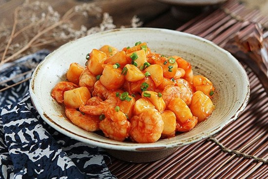 Củ này hay để nấu chè, đem sốt cà chua với tôm được món vừa ngon lại có thể ngừa ung thư