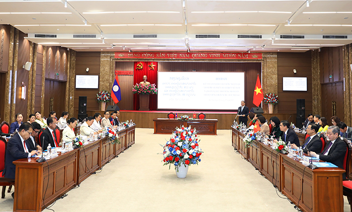 HĐND thành phố Hà Nội và HĐND Thủ đô Viêng Chăn hội đàm về hoạt động của cơ quan dân cử-2