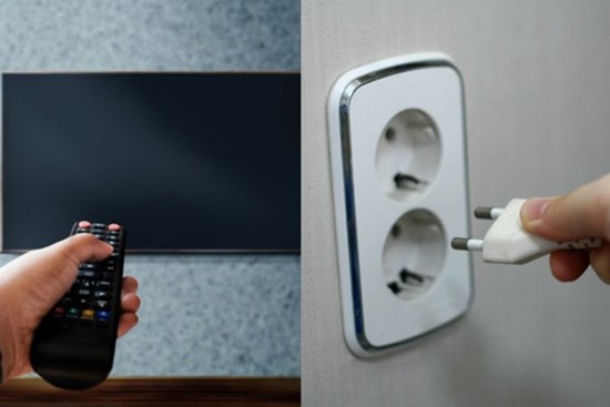 Có nên rút phích cắm điện TV sau mỗi lần xem?