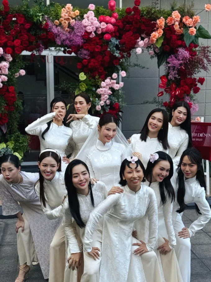 Lễ ăn hỏi của Diễm My 9X: Diệu Nhi, Ninh Dương Lan Ngọc cùng dàn phù dâu đình đám hội ngộ-3