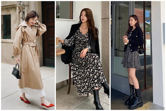10 cách mặc áo khoác và váy liền ấm áp, sành điệu trong mùa lạnh