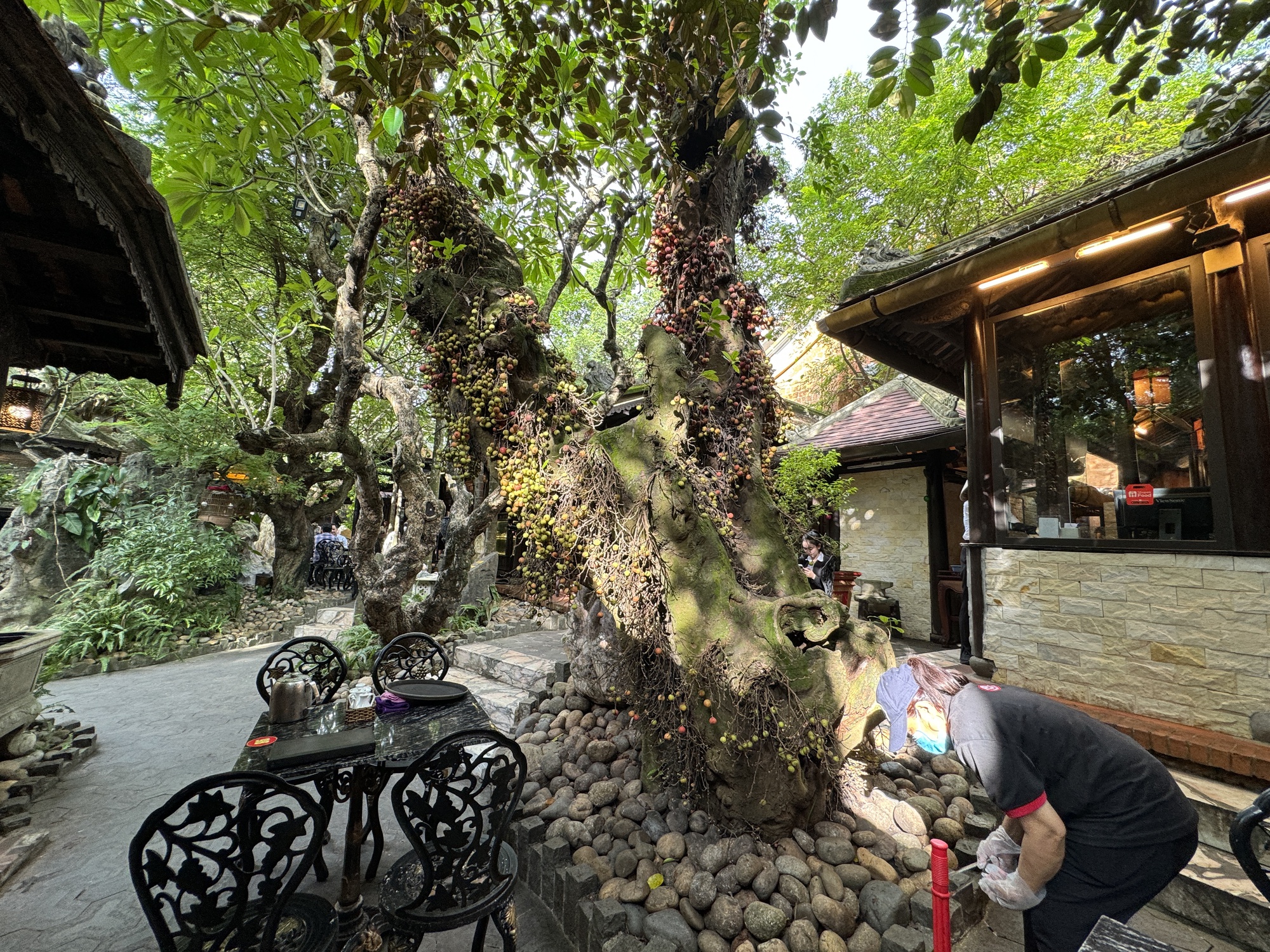 Bên trong nhà cổ trăm tỉ của đại gia Huy máy nổvừa bị siết nợ có gì?-13