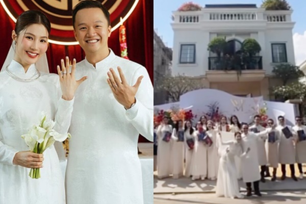 Lễ ăn hỏi Diễm My 9x: Cô dâu khoe nhan sắc gây sốt, lộ mối quan hệ với mẹ chồng hào môn bởi 1 chi tiết-8