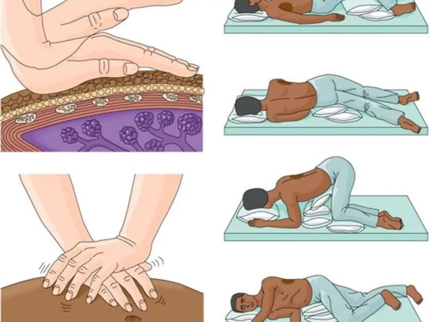 Bác sĩ chỉ cách làm sạch phổi cực đơn giản tại nhà, đẩy đờm nhớt ra khỏi họng bằng tư thế này-1