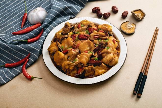 Đổi bữa với gà hấp nấm, mềm ngon đậm đà-5