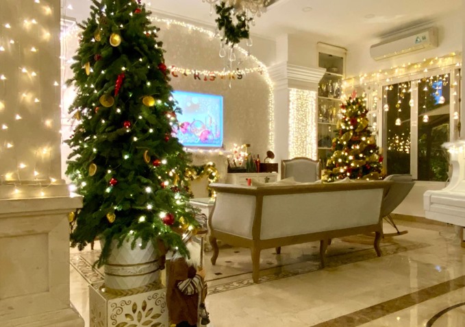 Biệt thự của cựu người mẫu Thúy Hạnh lung linh đón Noel-15