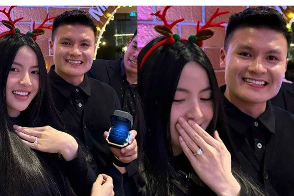 Toàn cảnh lễ dạm ngõ của Quang Hải - Chu Thanh Huyền: Cô dâu chú rể cười tít mắt, nhí nhảnh trước sự chứng kiến của họ hàng-9