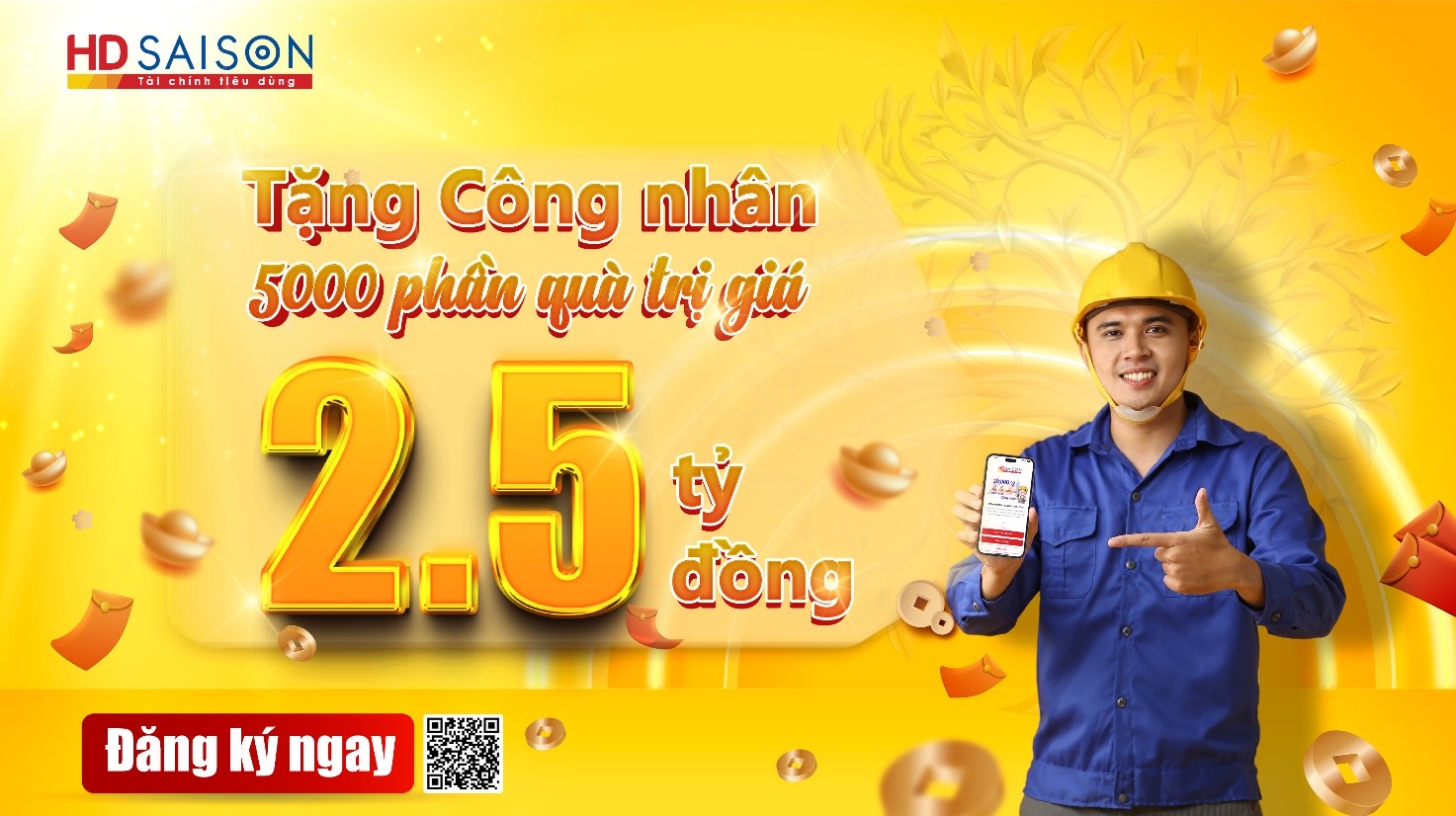 HD SAISON dành tặng 2,5 tỷ đồng ưu đãi công nhân vay vốn đón Tết sum vầy-1