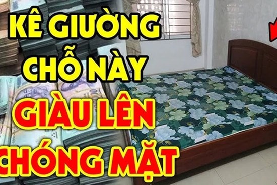 Các cụ bảo rồi: Đầu giường để 3 thứ mất lộc, cuối giường để 1 thứ nhà tan, là thứ gì?