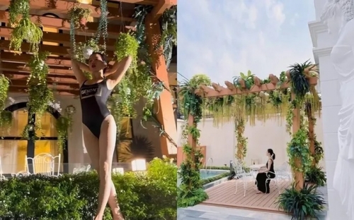 Chị đẹp Lệ Quyên gây choáng khi tiết lộ ngóc ngách trong không gian lộng lẫy đón Noel ở biệt thự bề thế-11