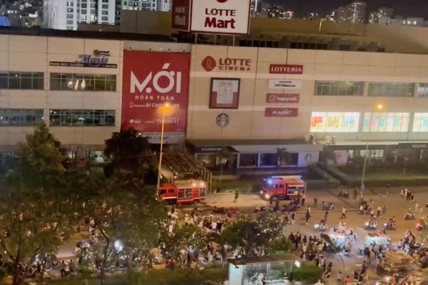 Nguyên nhân vụ cháy trong siêu thị Lotte ở TPHCM-1