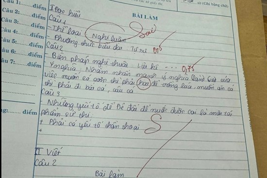 Bài kiểm tra Ngữ Văn khiến giáo viên “áp lực”, nhưng dân tình tranh cãi 1 chi tiết: Cóc hay cáo mới đúng?