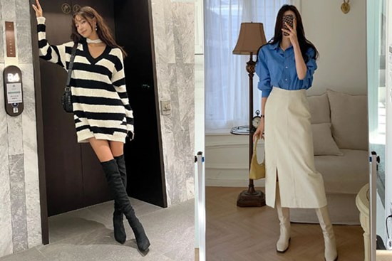 Mặc gì khi đi boots cao cổ để tôn dáng tối ưu?