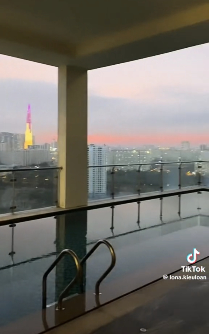 Á hậu Vbiz khoe tậu căn hộ cao cấp ở tuổi 23: Ngóc ngách nào cũng chanh sả, hồ bơi view xịn xò-4