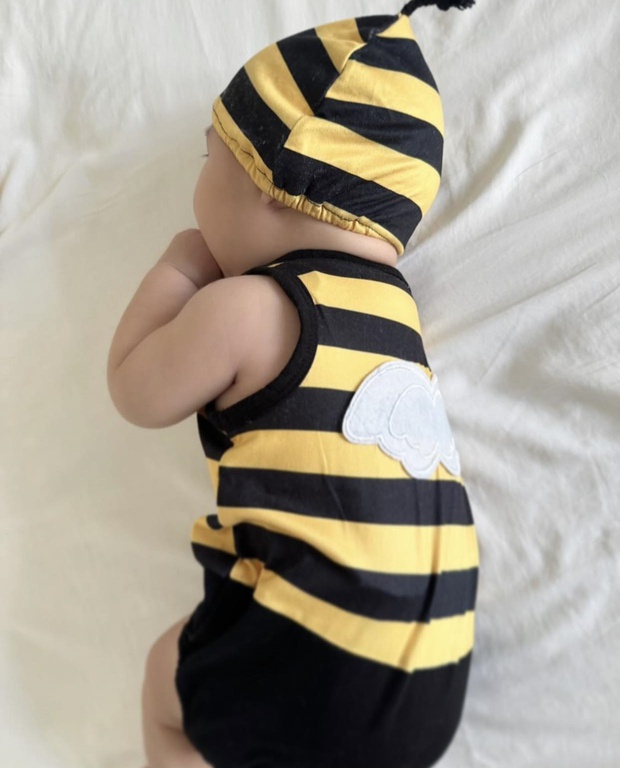 Sau 4 tháng sinh con, Minh Hằng hiếm hoi công khai rõ gương mặt nhóc tỳ-4