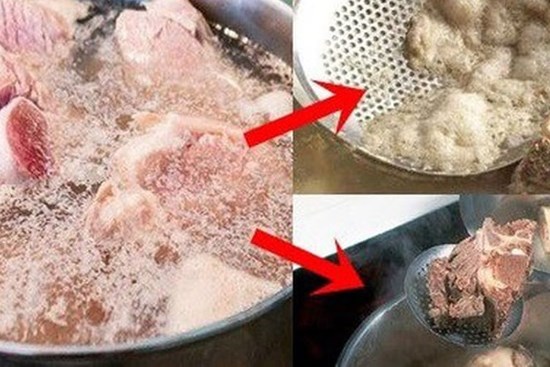 Luộc thịt nổi bọt, váng là chất gì, có nguy hiểm với sức khỏe hay không?
