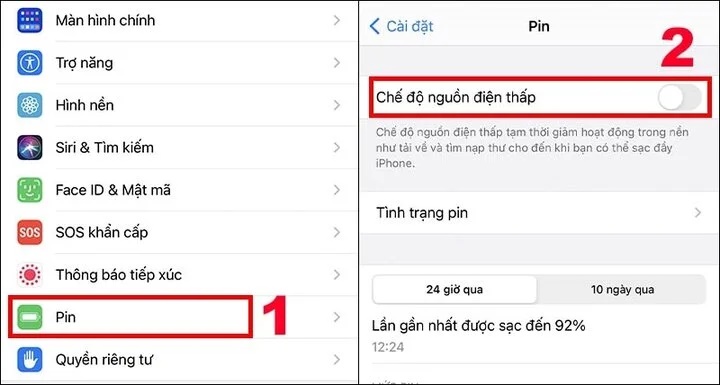 Vì sao biểu tượng pin iPhone có màu vàng?-1