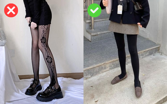4 kiểu quần tất kém sang không nên diện với chân váy-4