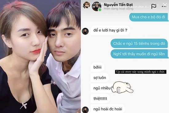 Cindy Lư khoe tin nhắn làm nũng Đạt G, đàng trai lộ thái độ 