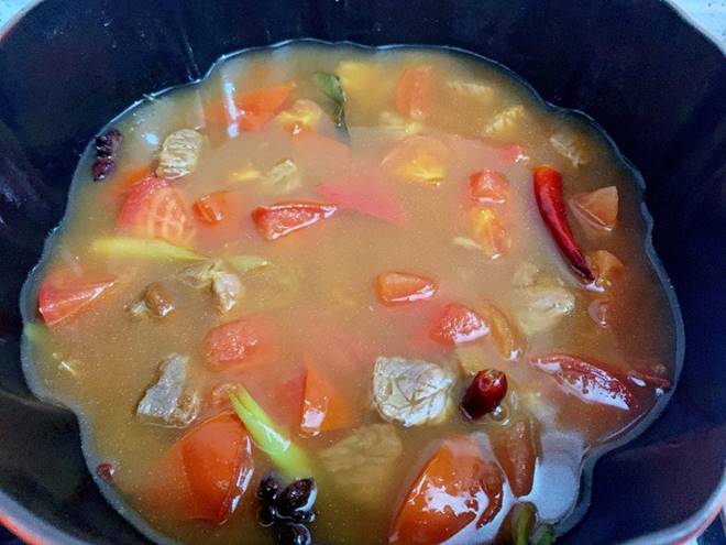 Bò hầm cà chua kiểu này mềm ngon không hề dai, người già trẻ con đều phải khen tấm tắc-9