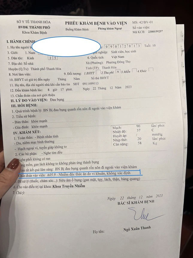 Thanh Hoá: Công bố kết quả xét nghiệm mẫu thức ăn vụ nhiều học sinh nhập viện sau bữa trưa-1