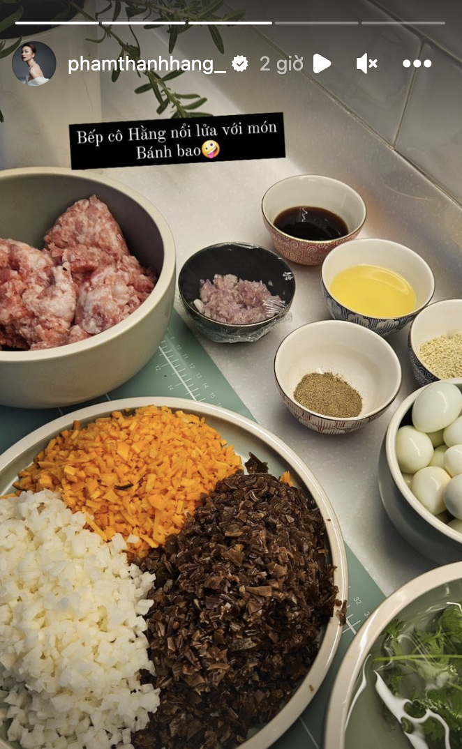 Thanh Hằng trổ tài nữ công gia chánh” nhân dịp nghỉ lễ, phản ứng của ông xã nhạc trưởng ra sao?-1