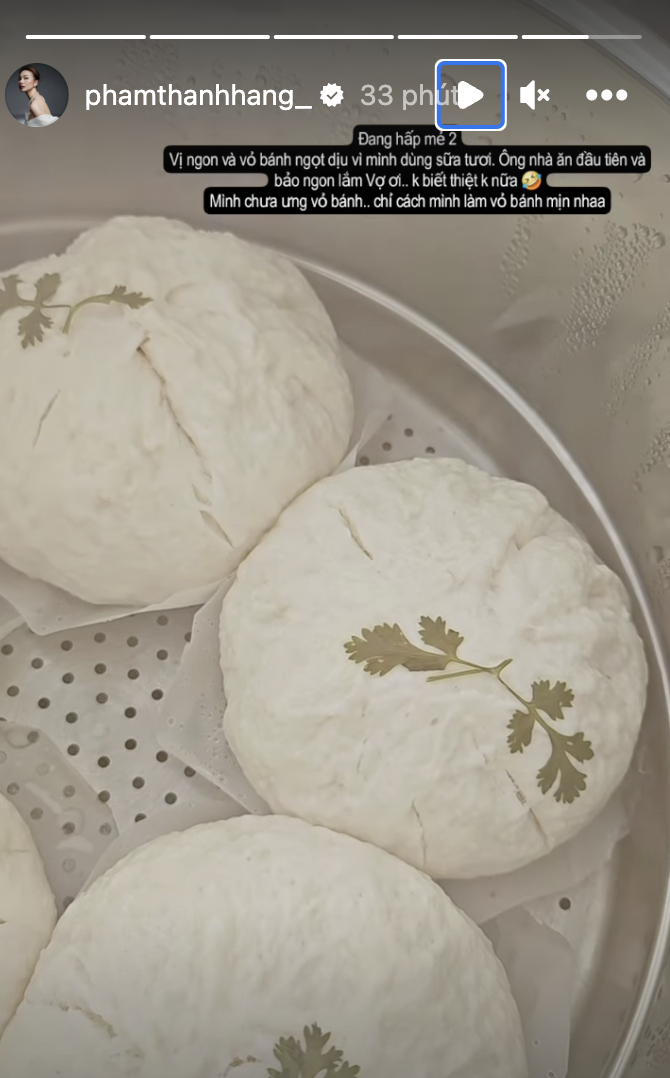 Thanh Hằng trổ tài nữ công gia chánh” nhân dịp nghỉ lễ, phản ứng của ông xã nhạc trưởng ra sao?-2