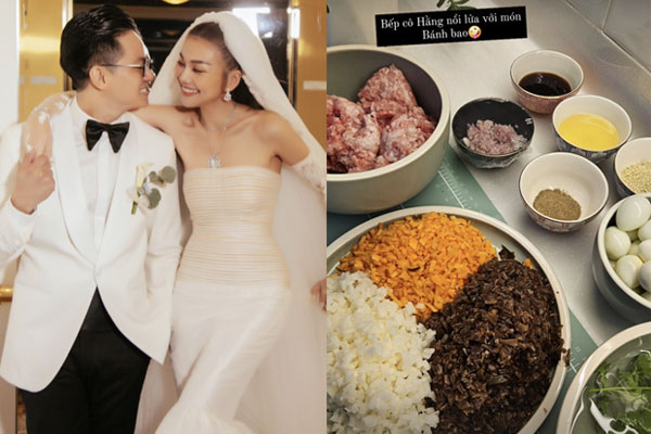 Thanh Hằng phát cẩu lương bên ông xã: Nắm chặt tay kè kè suốt sự kiện, ánh mắt tình tứ nhìn phát biết vợ chồng son-10