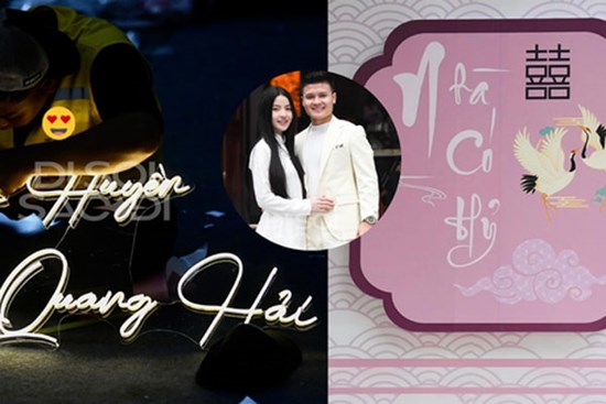 Bà hàng xóm review rạp ăn hỏi Quang Hải - Chu Thanh Huyền ở quê cô dâu: Dựng tại trường học, chi phí 300 triệu đồng