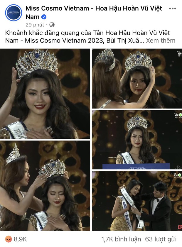 Tân Hoa hậu Hoàn vũ Việt Nam vấp làn sóng phẫn nộ ngay trong giây phút đăng quang, bị lập nhóm anti và gọi là Miss gà nhà-4