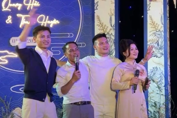Chu Thanh Huyền tất bật ăn hỏi cả ngày đến tối vẫn nhảy xập xình không biết mệt nhưng lại khiến Quang Hải lo một điều-7