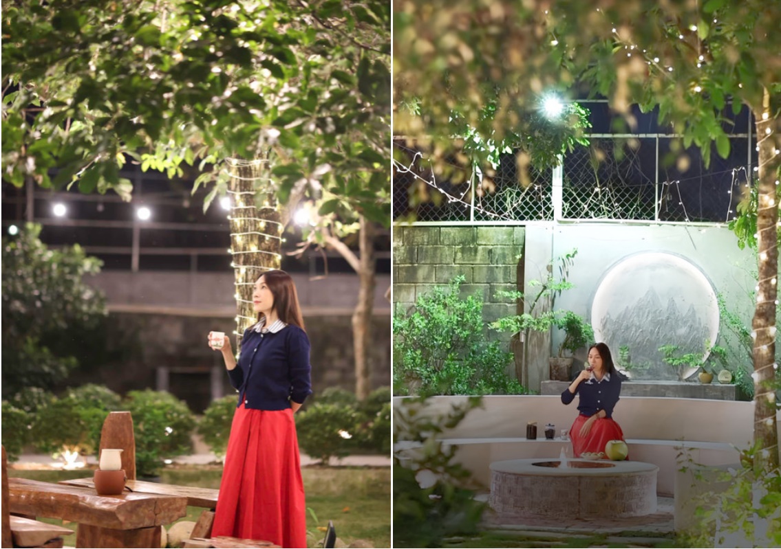 Trong video mừng năm mới, ca sĩ Mỹ Tâm để lộ biệt phủ rộng lớn-6