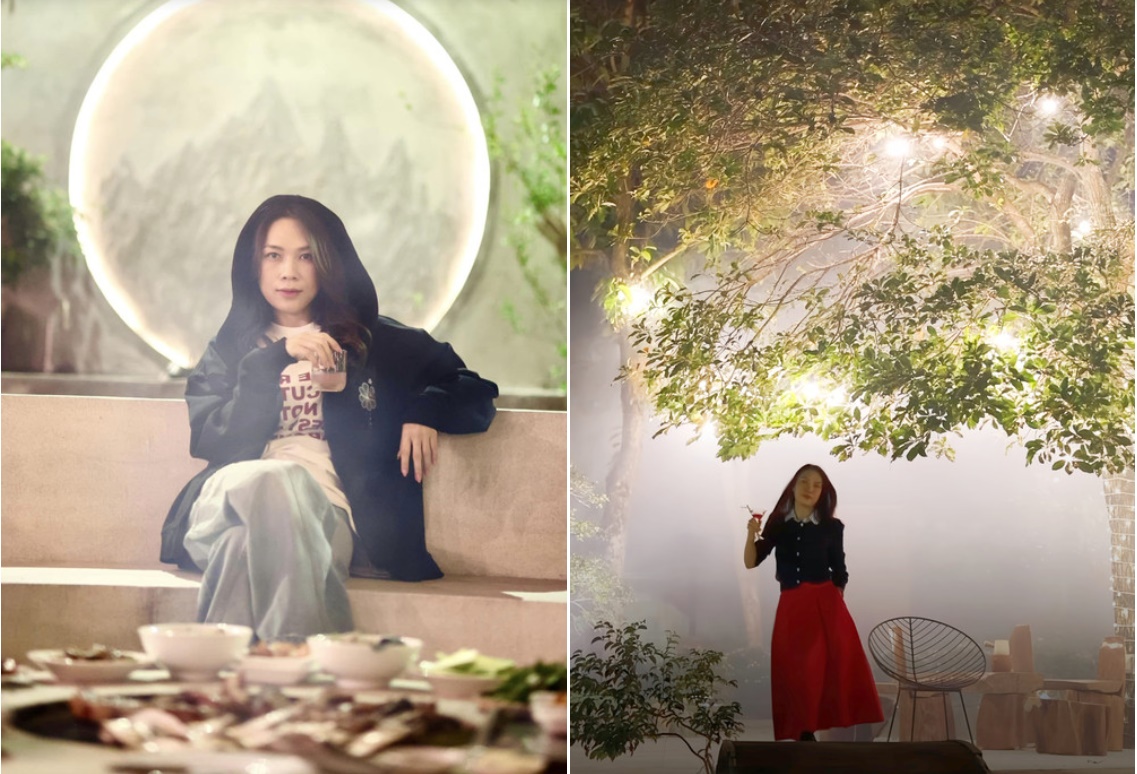 Trong video mừng năm mới, ca sĩ Mỹ Tâm để lộ biệt phủ rộng lớn-7