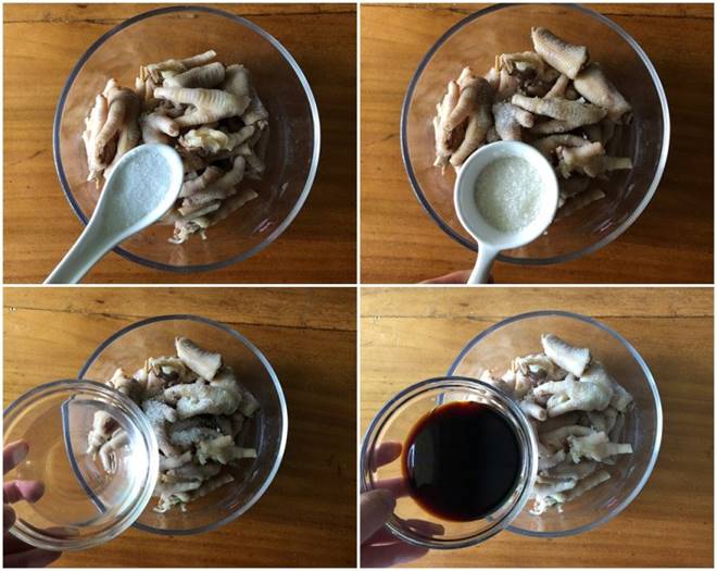 Vẫn là chân gà trộn chua ngọt nhưng biến tấu kiểu này được món ăn mới mẻ, giải ngán cho dịp Tết-6