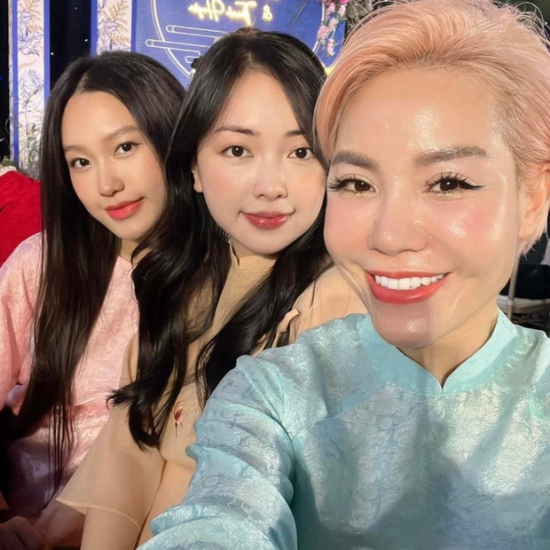 Doãn Hải My, Mai Hà Trang lộ rõ vòng 2 lùm lùm khi mặc áo dài đi ăn hỏi Quang Hải và Chu Thanh Huyền-4